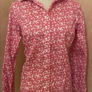 Lands end 100% no iron pinpoint Oxford